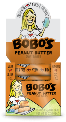 Bobo's® Peanut Butter All Natural Oat Bars Perspective: front