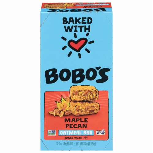 Bobo's® Maple Pecan Oat Bars Perspective: front