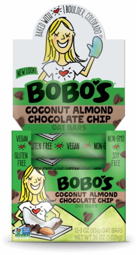 Bobo's® Coconut Almond Chocolate Chip Gluten Free Oat Bars Perspective: front