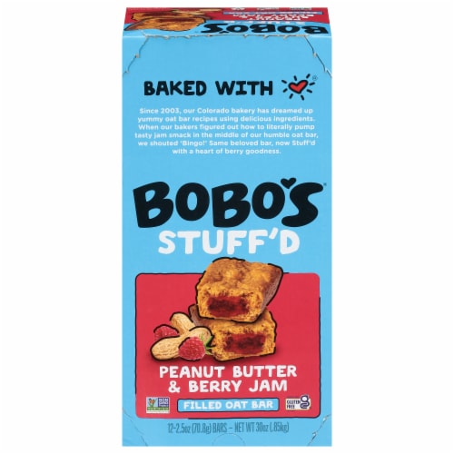 Bobo's® Peanut Butter Stuff'd Oat Bars Perspective: front