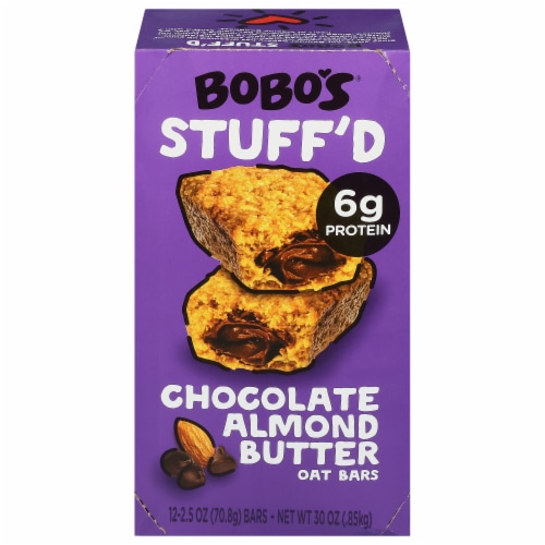 Bobo's® Stuff'd Chocolate Almond Butter Oat Bars Perspective: front
