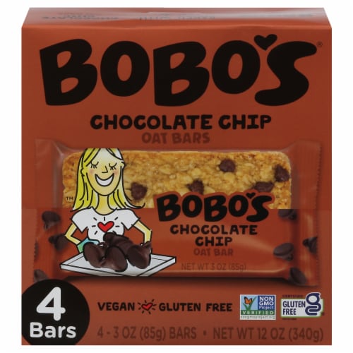 Bobo's® Chocolate Chip Oat Bars Perspective: front