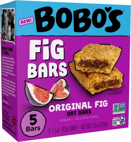 Bobo's® Fig Bars Perspective: front