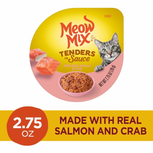 Meow Mix Tender Centers Salmon & White Meat Chicken Cat Food, 48 oz