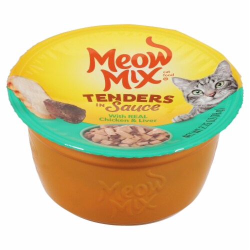 Meow Mix Poultry & Beef Favorites Cat Food Variety Pack, 2.75 oz