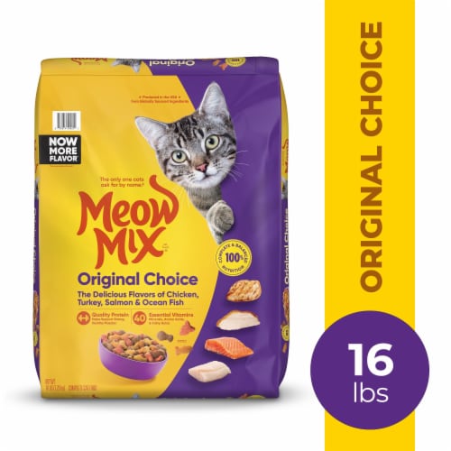Meow Mix Original Choice Dry Cat Food Perspective: front