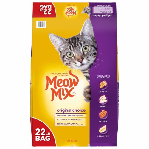 Meow Mix Original Choice Dry Cat Food Perspective: front