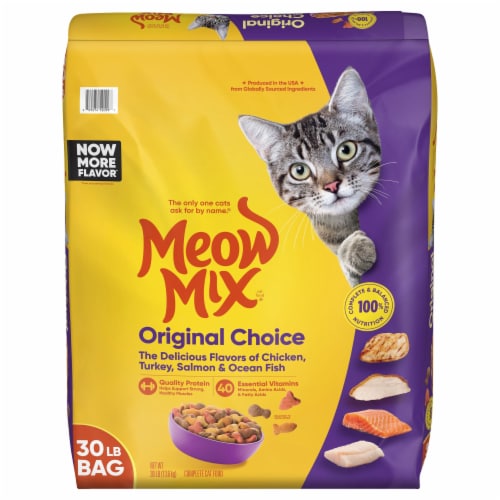 Meow Mix Original Choice Dry Cat Food 30 Lb Harris Teeter 