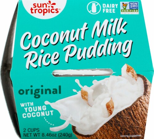 Sun Tropics  Coconut Gluten & Dairy Free  Coconut Rice Pudding Cups2 Count Perspective: front