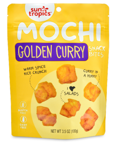 Sun Tropics® Mochi Golden Curry Snack Bites Perspective: front