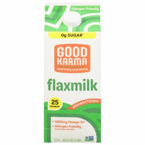 Good Karma® Unsweetened Flax Milk Perspective: front
