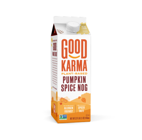 Good Karma Pumpkin Spice Nog Perspective: front
