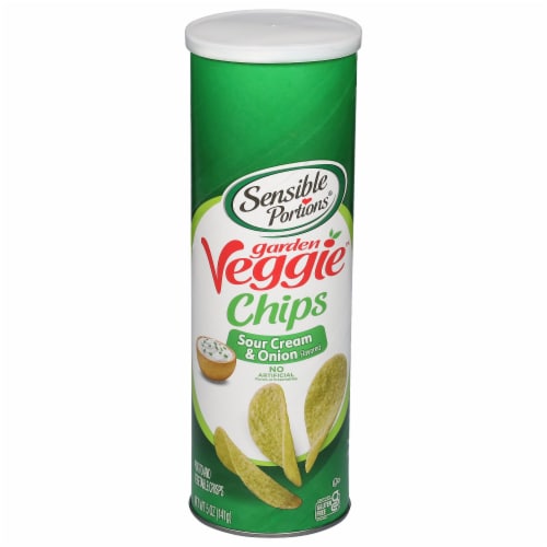 Sensible Portions™ Sour Cream & Onion Garden Veggie Chips™ Perspective: front
