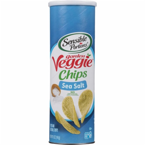 Sensible Portions® Garden Veggie™ Sea Salt Chips Perspective: front