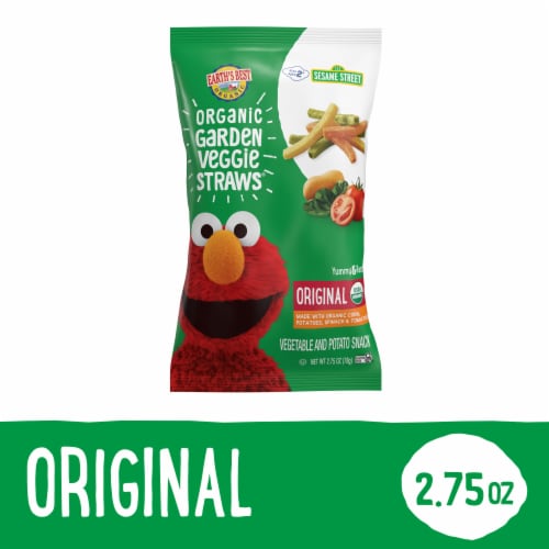 Earth's Best® Organic Sea Salt Veggie Straws Snacks Perspective: front