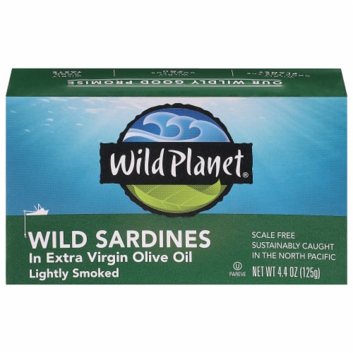 Wild Planet Wild Sardines in Extra Virgin Olive Oil Perspective: front