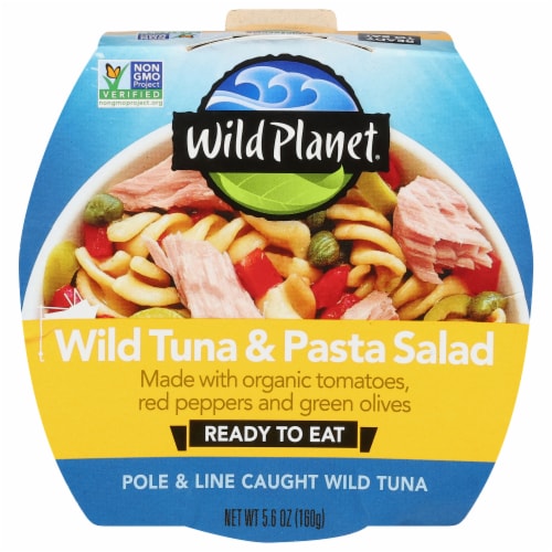 Wild Planet Ready to Eat Tuna Pasta Salad Bowl Perspective: front