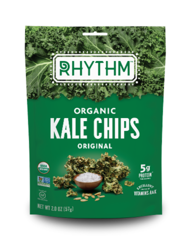 Rhythm™ Superfoods Organic Original Kale Chips Perspective: front