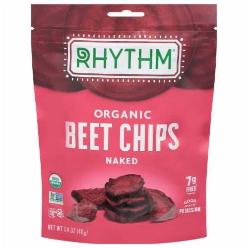 Rhythm® Organic Naked Beets Chips Perspective: front