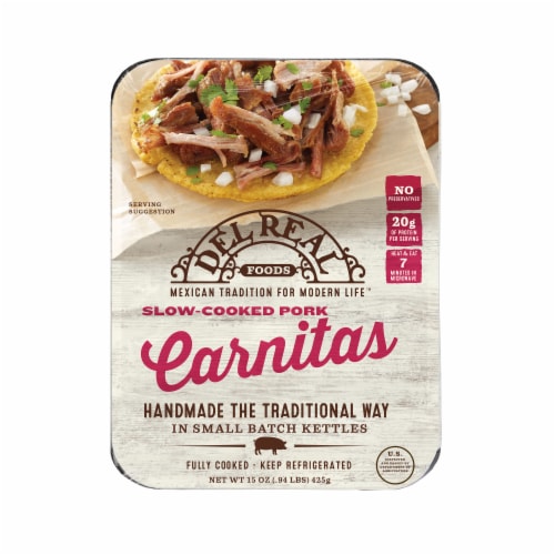 Del Real Foods® Gluten Free Slow-Cooked Pork Carnitas