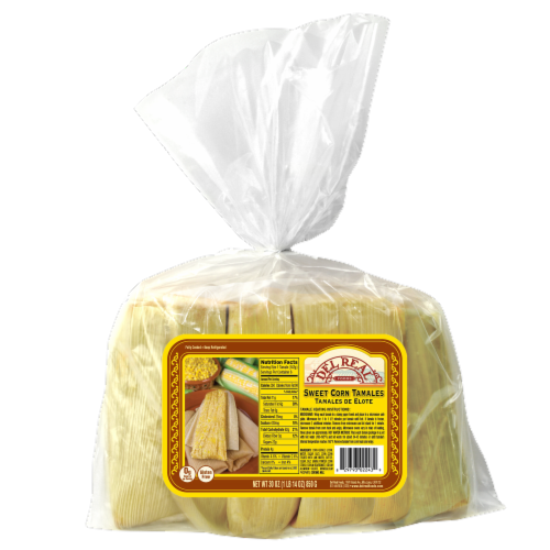 Del Real Sweet Corn Tamales Perspective: front