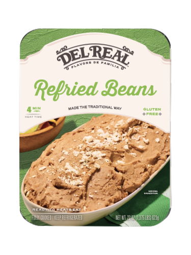Del Real™ Foods Gluten Free Frijoles Refritos Refried Beans Perspective: front