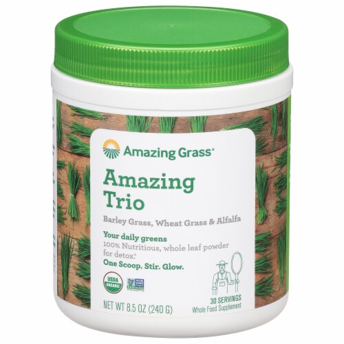 Amazing Grass Amazing Trio Powder Perspective: front
