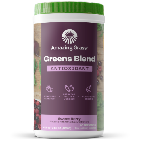 Amazing Grass Green SuperFood® Antioxidant Berry Drink Powder Perspective: front