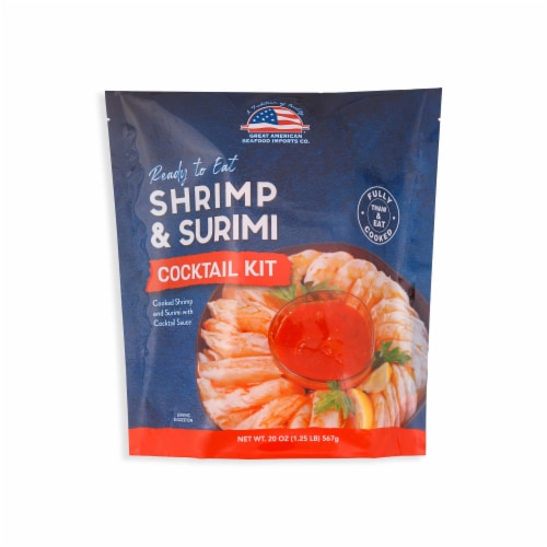 Great American Seafood Shrimp & Surimi Cocktail Kit Perspective: front