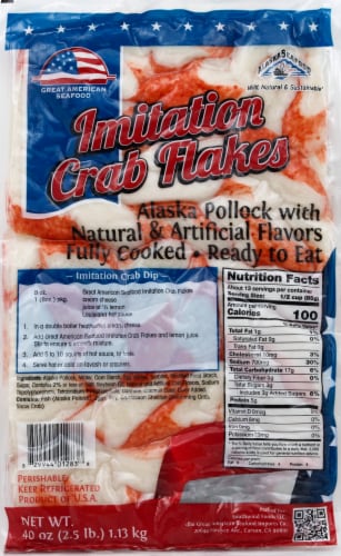 Imitation crab nutrition