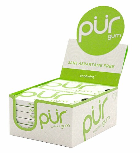 Pur Aspartame Free Coolmint Gum Multipack Perspective: front