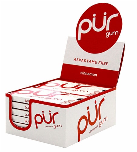 Pur Aspartame Free Cinnamon Gum Multipack Perspective: front