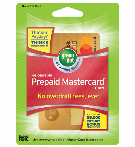 Fred Meyer - Green Dot Mastercard Reloadable Prepaid Debit Card, 1 ct