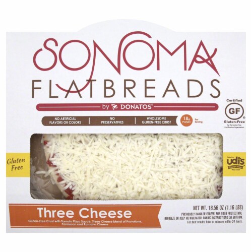 Sonoma Flatbreads by Donatos Gluten Free Three Cheese Pizza 18 56 oz