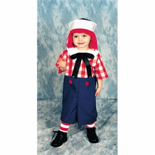 Costumes For All Occasions  Raggedy Andy Child 4 To 6 Perspective: front