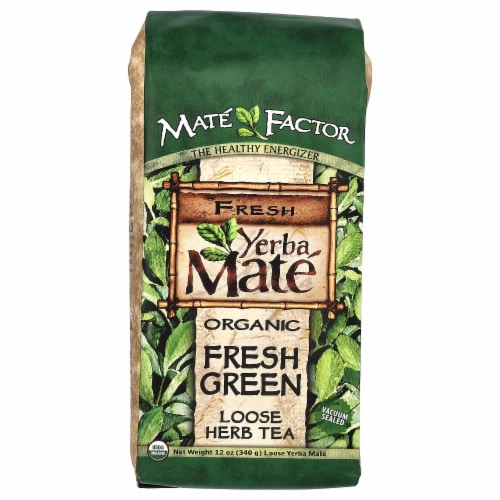  ECOTEAS - Organic Unsmoked Yerba Mate Tea Pure Loose Leaf 1Lb  Detox Hi Caf Energy : Grocery & Gourmet Food