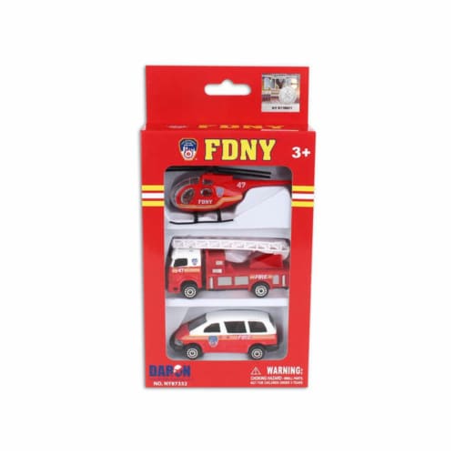 Merchandise NY87332 Fdny Vehicle Set- 3 Pieces Perspective: front