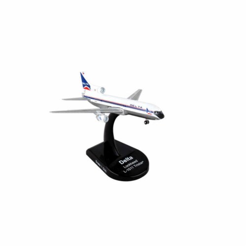 Postage Stamp Planes PS5813-2 1 isto 500 Delta L-1011-500 TriStar Vintage Livery Model Airpla Perspective: front