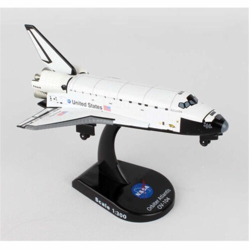 Postage Stamp Planes PS5823-1 Space Shuttle Atlantis 1-300 Perspective: front