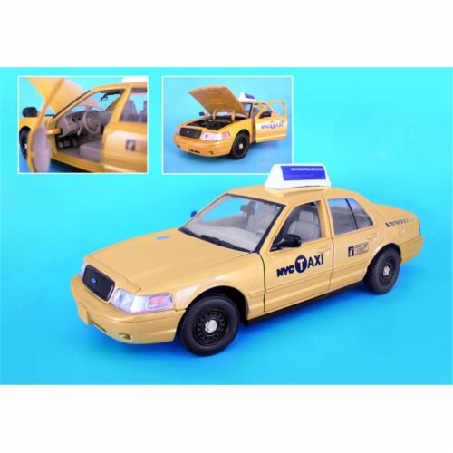 New York City DIE-CAST 1-24 NY73337 Taxi Perspective: front