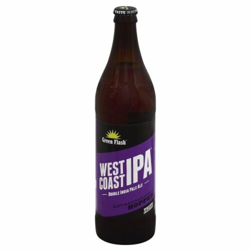 Green Flash Brewing West Coast IPA Perspective: front