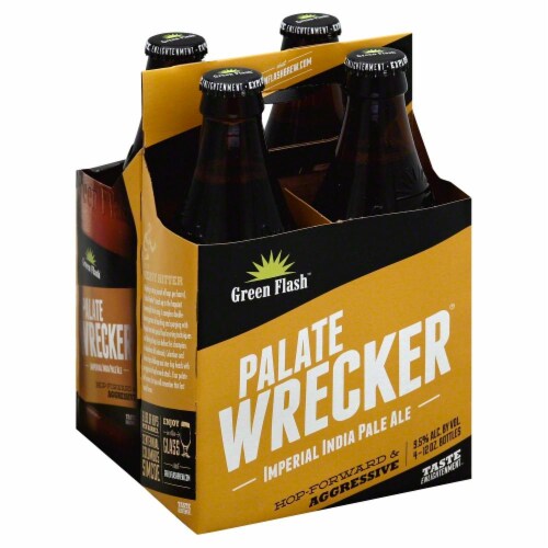 Green Flash Palate Wrecker IPA Perspective: front