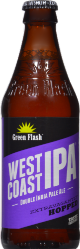 Green Flash Brewing West Coast IPA Perspective: front
