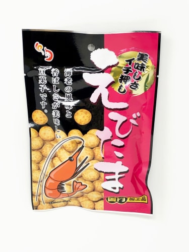 Mishima Poppo Nuts Shrimp Puffs Perspective: front