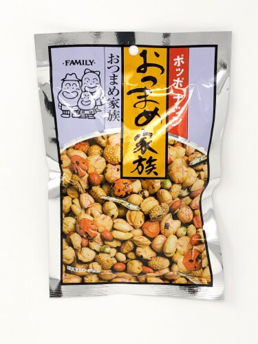 Mishima Poppo Nuts Ostumame Baked Peanuts Snacks Perspective: front