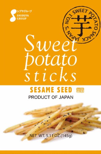Shibuya Sweet Potato Sticks with Sesame Seed Perspective: front
