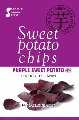 Shibuya Purple Sweet Potato Chips Perspective: front