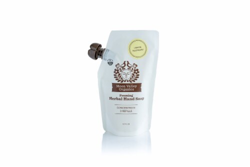 Moon Valley Organics Lemon Rosemary Foaming Herbal Hand Soap Refilll Perspective: front