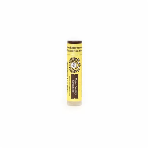 Moon Valley Organics Velvety Vanilla Beeswax Lip Balm Perspective: front