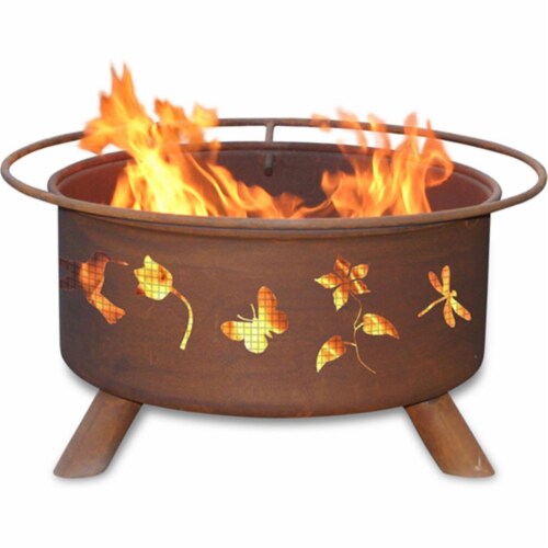 Patina Products F110 Flower & Garden Fire Pit Perspective: front